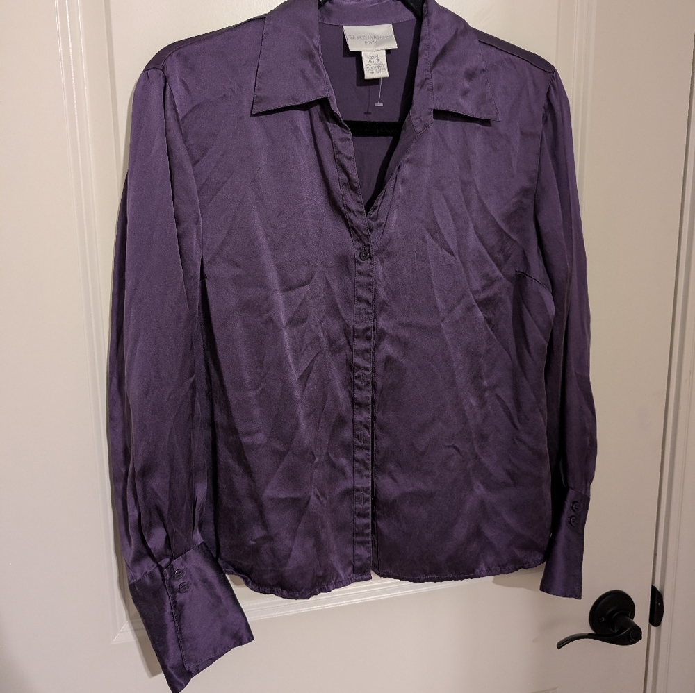 Worthington Petite Purple Top